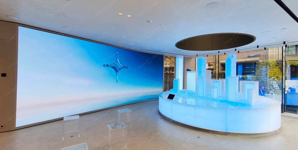 Светодиодная видеостена, офис продаж LEGENDA