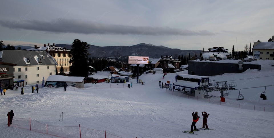Отдельно стоящий светодиодный экран, ГЛК Шерегеш