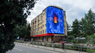 Светодиодный медиафасад для отеля Villa Rauza